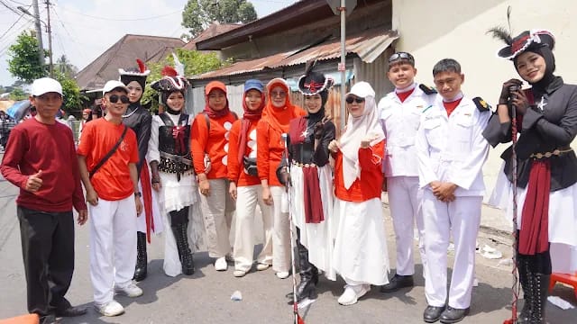 Dentuman Musik Marcing Band Menggema, Rombongan SMKN 3 Payakumbuh Tampil Mencuri Perhatian